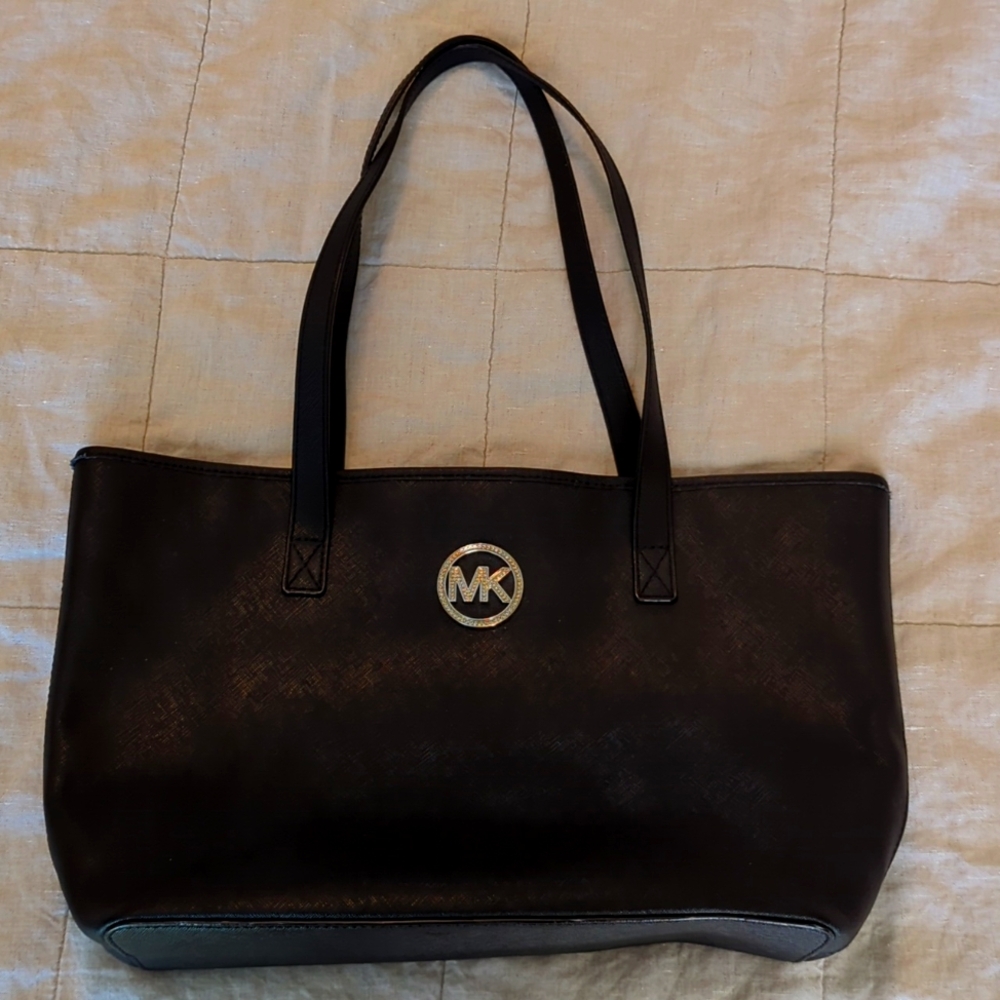 Michael Kors Black Saffiano Leather Tote